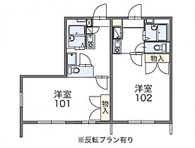 レオパレス早川Ｂ棟 204 ｜ 愛知県津島市神守町八反田53（賃貸アパート1K・2階・23.18㎡） その2