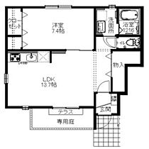 カルテット 102 ｜ 愛知県津島市寺野町字好土47（賃貸アパート1LDK・1階・49.93㎡） その29