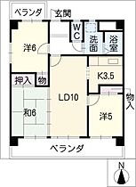 マンション大富  ｜ 愛知県江南市田代町西ノ丸（賃貸マンション3LDK・2階・66.40㎡） その2