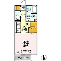 ティアラ・T 207 ｜ 愛知県小牧市大字岩崎241-1（賃貸アパート1K・2階・30.03㎡） その2