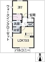 サンキャッスルII　Ａ棟  ｜ 愛知県小牧市大字北外山（賃貸アパート1LDK・2階・49.00㎡） その2