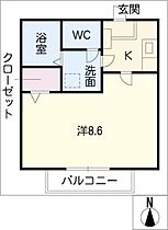 プリミエールＩＪ  ｜ 愛知県春日井市上条町3丁目（賃貸アパート1K・2階・24.85㎡） その2