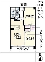 プレアデス  ｜ 愛知県春日井市鳥居松町2丁目（賃貸マンション2LDK・2階・63.00㎡） その2