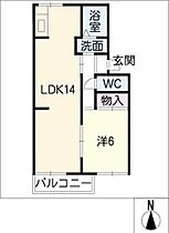 コーポ春日  ｜ 愛知県春日井市大留町5丁目（賃貸アパート1LDK・2階・41.00㎡） その2