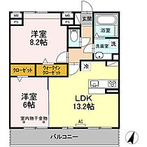 クレール　B棟 302 ｜ 愛知県春日井市浅山町1310-82（賃貸アパート2LDK・3階・62.98㎡） その12