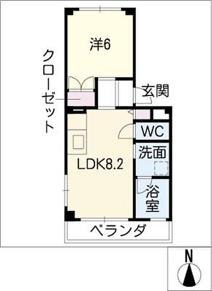 メゾンかちがわ ｜愛知県春日井市松新町2丁目(賃貸マンション1LDK・1階・33.84㎡)の写真 その2