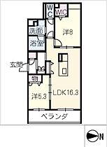 キルシュバオム55  ｜ 愛知県春日井市柏井町4丁目（賃貸マンション2LDK・3階・70.05㎡） その2