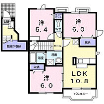 ヴィラ　メロウ 201 ｜ 愛知県春日井市小野町4丁目5番地1（賃貸アパート3LDK・2階・69.41㎡） その2