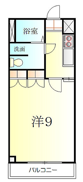 加木屋ビル102 403｜愛知県東海市加木屋町1丁目(賃貸マンション1K・4階・29.16㎡)の写真 その2