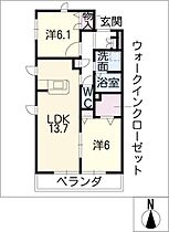 メゾンエフベール  ｜ 愛知県東海市荒尾町登立（賃貸マンション2LDK・1階・63.02㎡） その2