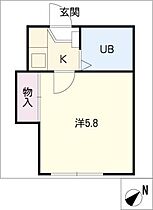 グレース横須賀  ｜ 愛知県東海市横須賀町二ノ割（賃貸アパート1K・2階・15.67㎡） その2