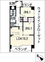 レジデンス養父  ｜ 愛知県東海市養父町八ケ池（賃貸マンション2LDK・4階・63.62㎡） その2