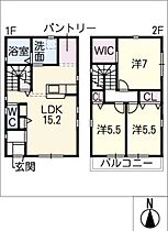 第5コンフォート  ｜ 愛知県常滑市蒲池町2丁目（賃貸一戸建3LDK・2階・81.98㎡） その2