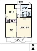 シーサイドコート岳  ｜ 愛知県常滑市新田町3丁目（賃貸マンション2LDK・3階・50.71㎡） その2