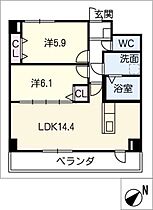 プリミエール常滑駅前  ｜ 愛知県常滑市新開町1丁目（賃貸マンション2LDK・10階・59.67㎡） その2