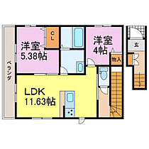 リーブルファイン樽水　1号棟 201 ｜ 愛知県常滑市樽水町3丁目175-1（賃貸アパート2LDK・2階・55.06㎡） その9