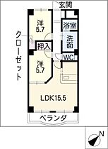 レイクヒル・Ｓ  ｜ 愛知県知多郡武豊町字中根3丁目（賃貸マンション2LDK・1階・62.00㎡） その2