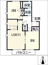 アメニティー青山  ｜ 愛知県半田市青山6丁目（賃貸アパート2LDK・1階・53.87㎡） その2