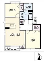 プリマベーラ　Ａ棟  ｜ 愛知県半田市春日町3丁目（賃貸アパート2LDK・1階・52.79㎡） その2