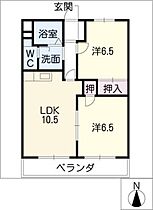 パークタウン花園II  ｜ 愛知県半田市花園町6丁目（賃貸マンション2LDK・2階・50.00㎡） その2