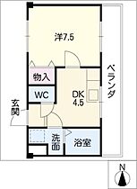 クリエートパレスII  ｜ 三重県桑名市大字和泉（賃貸マンション1DK・4階・29.16㎡） その2