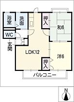 シャルマンエル  ｜ 三重県桑名市新西方5丁目（賃貸アパート2LDK・2階・54.13㎡） その2