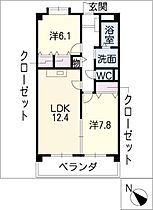 レーチェ  ｜ 三重県四日市市東富田町（賃貸マンション2LDK・3階・60.33㎡） その2