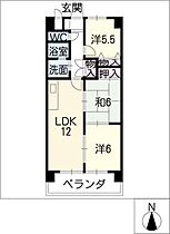 プレステージ西浦  ｜ 三重県四日市市西浦1丁目（賃貸マンション3LDK・3階・63.27㎡） その2