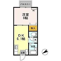 プライムブリリアント　A 203 ｜ 三重県四日市市日永1丁目6番32号（賃貸アパート1DK・2階・26.71㎡） その2