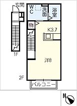 ベルリード蔵町  ｜ 三重県四日市市蔵町（賃貸アパート1R・2階・33.58㎡） その2