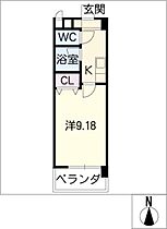 フジスター西浜田  ｜ 三重県四日市市西浜田町（賃貸マンション1K・3階・27.00㎡） その2