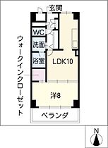 グリーンベル  ｜ 三重県四日市市本郷町（賃貸マンション1LDK・2階・49.02㎡） その2