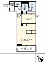 ツヴェルフ  ｜ 三重県四日市市南浜田町（賃貸マンション1LDK・3階・40.81㎡） その2