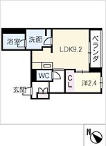 ボワ・アヌール  ｜ 三重県四日市市中川原2丁目（賃貸マンション1LDK・2階・35.33㎡） その2