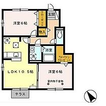 サンパティック 105 ｜ 三重県鈴鹿市末広東9-23（賃貸アパート2LDK・1階・55.34㎡） その2