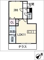 ｏｗｌ　ｉｋｋｙｕｕ  ｜ 三重県鈴鹿市白子3丁目（賃貸アパート1LDK・1階・40.58㎡） その2