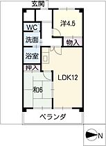 ベルトピア鈴鹿ＯＮＥ  ｜ 三重県鈴鹿市寺家7丁目（賃貸マンション2LDK・4階・52.00㎡） その2