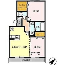 メルベーユMII 203 ｜ 三重県鈴鹿市江島町3809（賃貸アパート2LDK・2階・58.07㎡） その2