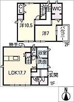 ピュアラポール　Ｂ棟  ｜ 三重県鈴鹿市庄野羽山2丁目（賃貸一戸建2LDK・2階・90.25㎡） その2