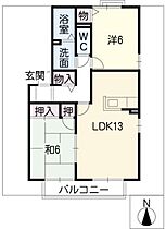 ＳＵＮ　ＦＲＥＡ　Ｃ棟  ｜ 三重県鈴鹿市算所1丁目（賃貸アパート2LDK・2階・58.07㎡） その2