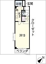 ステューディオ・細野  ｜ 三重県津市栗真中山町（賃貸マンション1K・5階・34.80㎡） その2