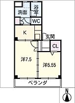 ＡＲＫ中村公園駅  ｜ 愛知県名古屋市中村区豊国通1丁目（賃貸マンション2K・3階・36.24㎡） その2