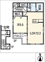 ｃｏｎｆｏｒ　ｏ  ｜ 愛知県名古屋市中村区大宮町3丁目（賃貸マンション1LDK・2階・50.72㎡） その2