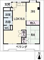 リバーサイドＫ  ｜ 愛知県名古屋市中村区草薙町3丁目（賃貸マンション2LDK・4階・58.00㎡） その2