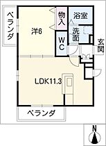 シャンプラン吹上  ｜ 愛知県名古屋市千種区千種通5丁目（賃貸アパート1LDK・2階・41.37㎡） その2