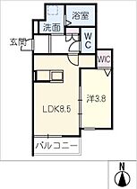 アーク名古屋駅南  ｜ 愛知県名古屋市中村区下米野町1丁目（賃貸アパート1LDK・3階・31.89㎡） その2