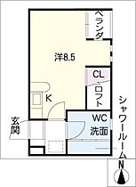 ＧＲＡＮＤ　ＣＲＵ  ｜ 愛知県名古屋市西区那古野1丁目（賃貸マンション1R・1階・23.05㎡） その2