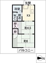 タウニー藤一　Ｃ棟  ｜ 愛知県名古屋市西区城西4丁目（賃貸アパート2K・2階・32.00㎡） その2