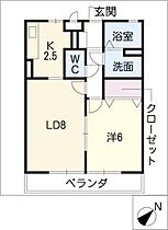 エステート香圃  ｜ 愛知県名古屋市西区栄生1丁目（賃貸アパート1LDK・3階・40.00㎡） その2