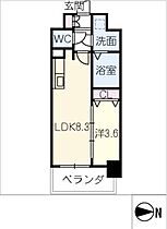 ＳＯＬメイクス浄心天神山  ｜ 愛知県名古屋市西区花の木3丁目（賃貸マンション1LDK・4階・30.78㎡） その2